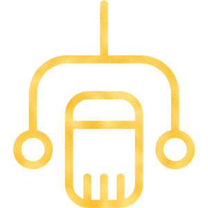 Old fashioned microphone icon